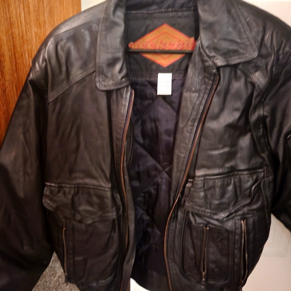 Leather jacket